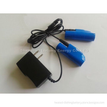 Rechargable Li-ion Heated Socks Battery , 3.7v 2200mah For Heated Insoles
